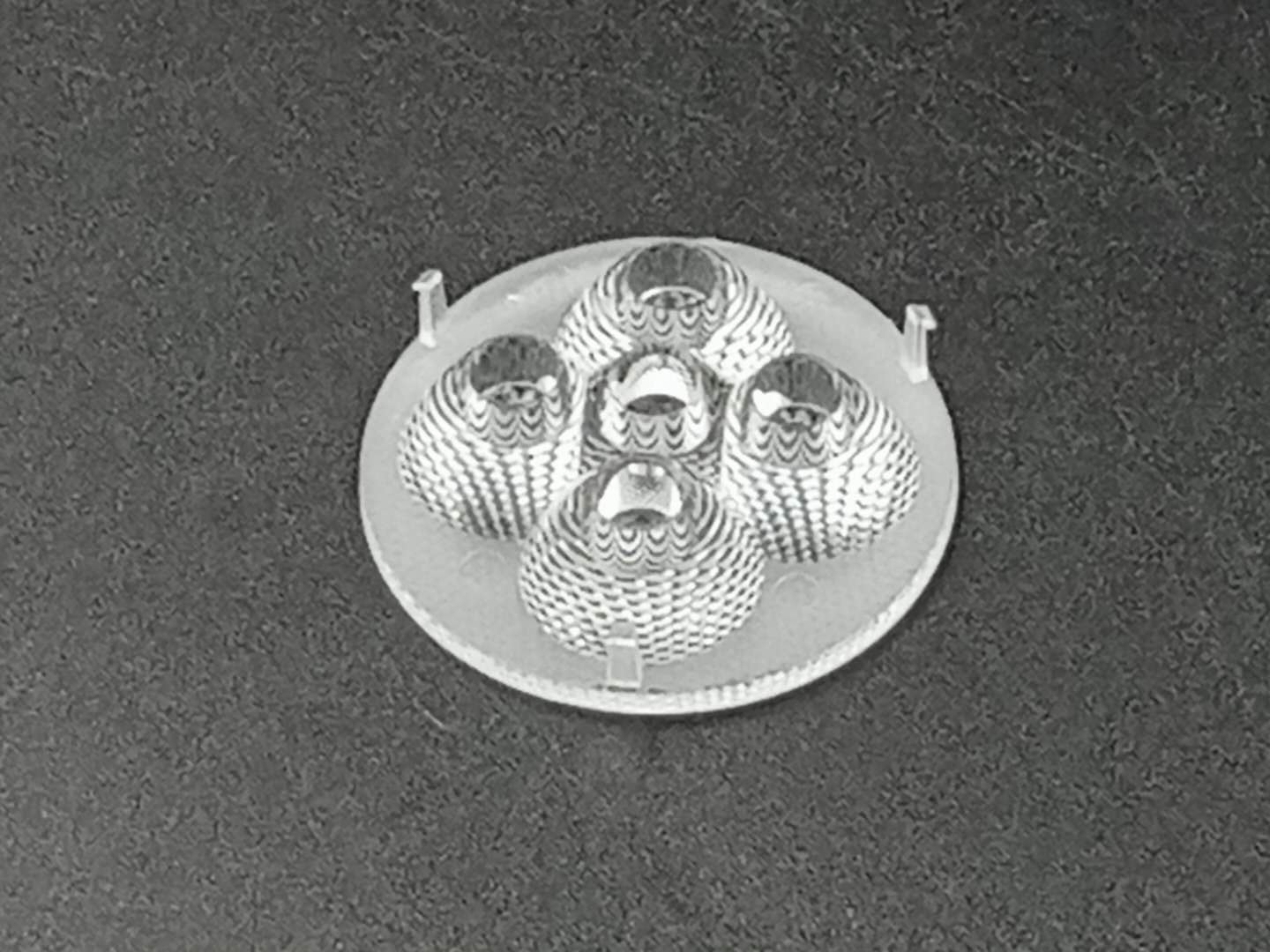 贴片多合一透镜/φ40mm五合一灯罩珠面LED灯具透镜